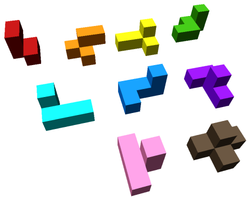 9 pieces